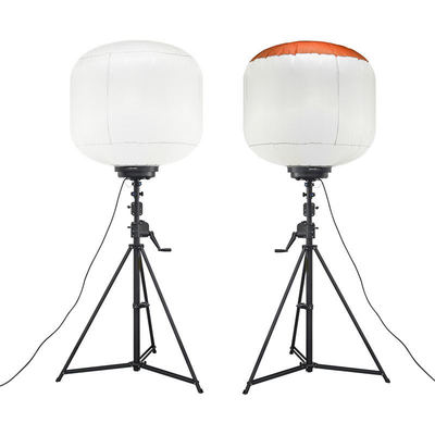ไฟบอลลูน LED แบบพกพา 320W IP65 ปรับหรี่แสงได้ สำหรับงานก่อสร้างกลางแจ้ง