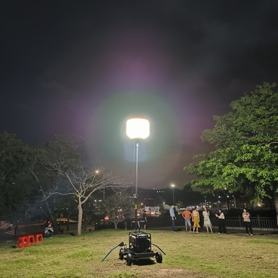 IP65 กันน้ํา 500W 800W 1400W โมบาย บัลลูน ไฟฟ้า โซลาร์ พกพา ไฟฟ้า Tower Generator LED Light