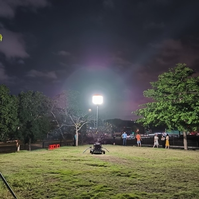 IP65 กันน้ํา 500W 800W 1400W โมบาย บัลลูน ไฟฟ้า โซลาร์ พกพา ไฟฟ้า Tower Generator LED Light