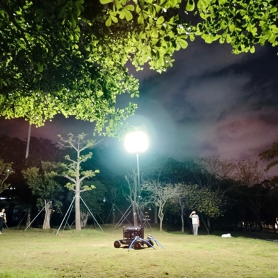 หอไฟบอลลูน LED 60W-1400W ส่องสว่าง 360 องศา สำหรับใช้งานกลางแจ้ง