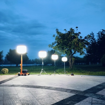 1000W โปรเต็ปบอลลูนรูปแบบหอไฟที่มีการออกแบบบัตรประสิทธิภาพกับรถเข็นและเครื่องผลิต