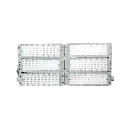 เลนส์ออปติกอล LED ไฟสูง 600W ไฟหล่อ LED สําหรับทางขึ้นและลงสนามบิน