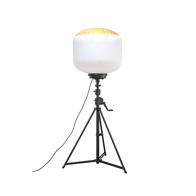 แฮนด์ครังค์สไตปอด LED ไฟบอลลูนกลางแจ้ง 600W โมบายไฟทาวเวอร์สําหรับผู้รับเหมา