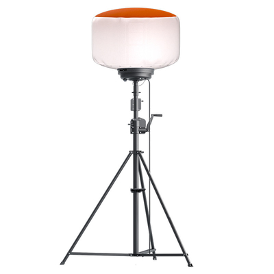 700W LED Balloon Light Tower 112000lm ความสว่างสูง โรงไฟก่อสร้าง