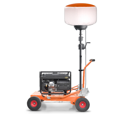 700W LED Balloon Light Tower 112000lm ความสว่างสูง โรงไฟก่อสร้าง