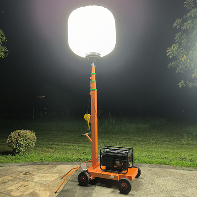 การส่องแสง Led Balloon Light Lamp 600W Green Light Tower สําหรับเหมืองแร่