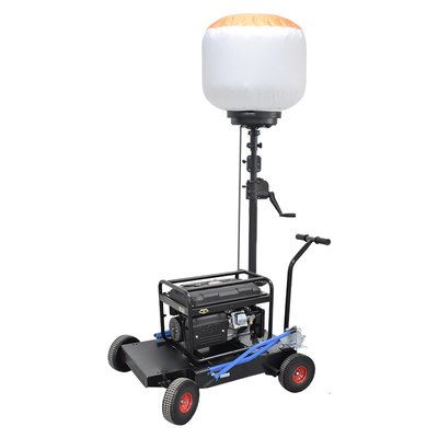 ขนาดการก่อสร้าง บัลลูน การก่อสร้างหอไฟ 80000lm 500W ไดเซลเจเนอเรเตอร์ หอไฟ