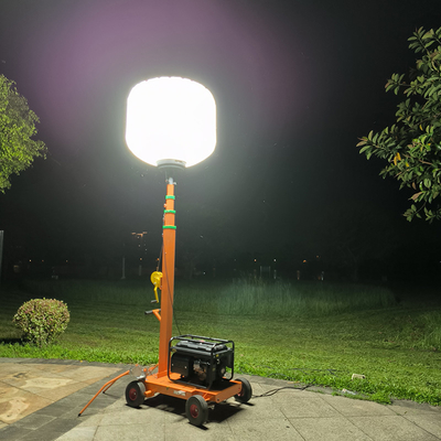 การทํางานกลางแจ้ง Led Party Balloons ไฟ 3.8m 800Watt Industrial Tower Light