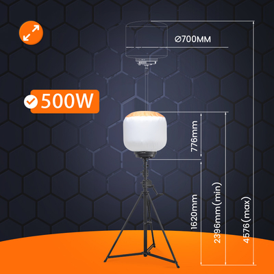 กิจกรรม โทรทรรศน์ ถอนแสง Tower 500W LED บัลลูน โทรทรรศน์ Tower สําหรับกิจกรรมใหญ่