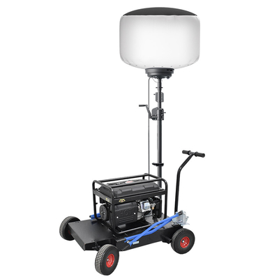 โมบาย แทริพ็อด งาน ไฟ 1000W LED บอลลูน ไฟหอคอยสําหรับอุปกรณ์บริหารความปลอดภัย