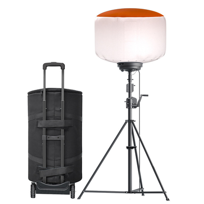 AC220V พกพา LED ไฟทํางาน 1400W สถานที่ทํางาน LED บอลลูน ไฟหอคอยสําหรับการบังคับใช้กฎหมาย