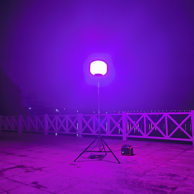 แสงสว่างฟรี 320W บอลลูน ไลท์ทาวเวอร์ RGB ไฟสามเสาสําหรับงานแต่ง