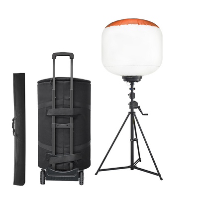1000W Balloon Light Tower พกพา Tripod สําหรับสถานที่ก่อสร้าง