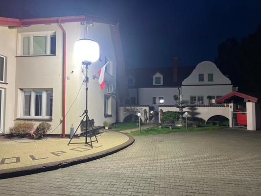 1000W Balloon Light Tower Portable No Shadows Safety Illumination สําหรับสถานที่ก่อสร้าง งานถนน งานเลี้ยง กิจกรรม ไฟช่วยเหลือ