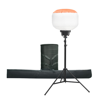 1400W สีขาว ค่าใช้จ่ายสูง ผลงานการก่อสร้าง ภายนอกกิจกรรม Tower Lighting พกพา LED Balloon Light Tower