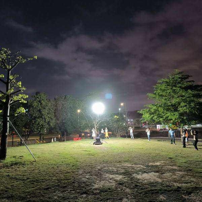500W-1400W LED แสงบอลลูน IP65 50000Hrs 360° Omni Coverage