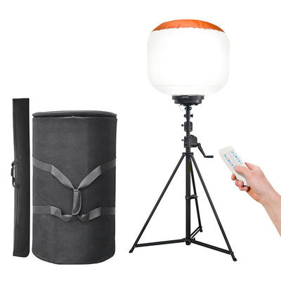 เสาไฟบอลลูน LED 500W IP65 96000LM สำหรับกู้ภัยฉุกเฉิน